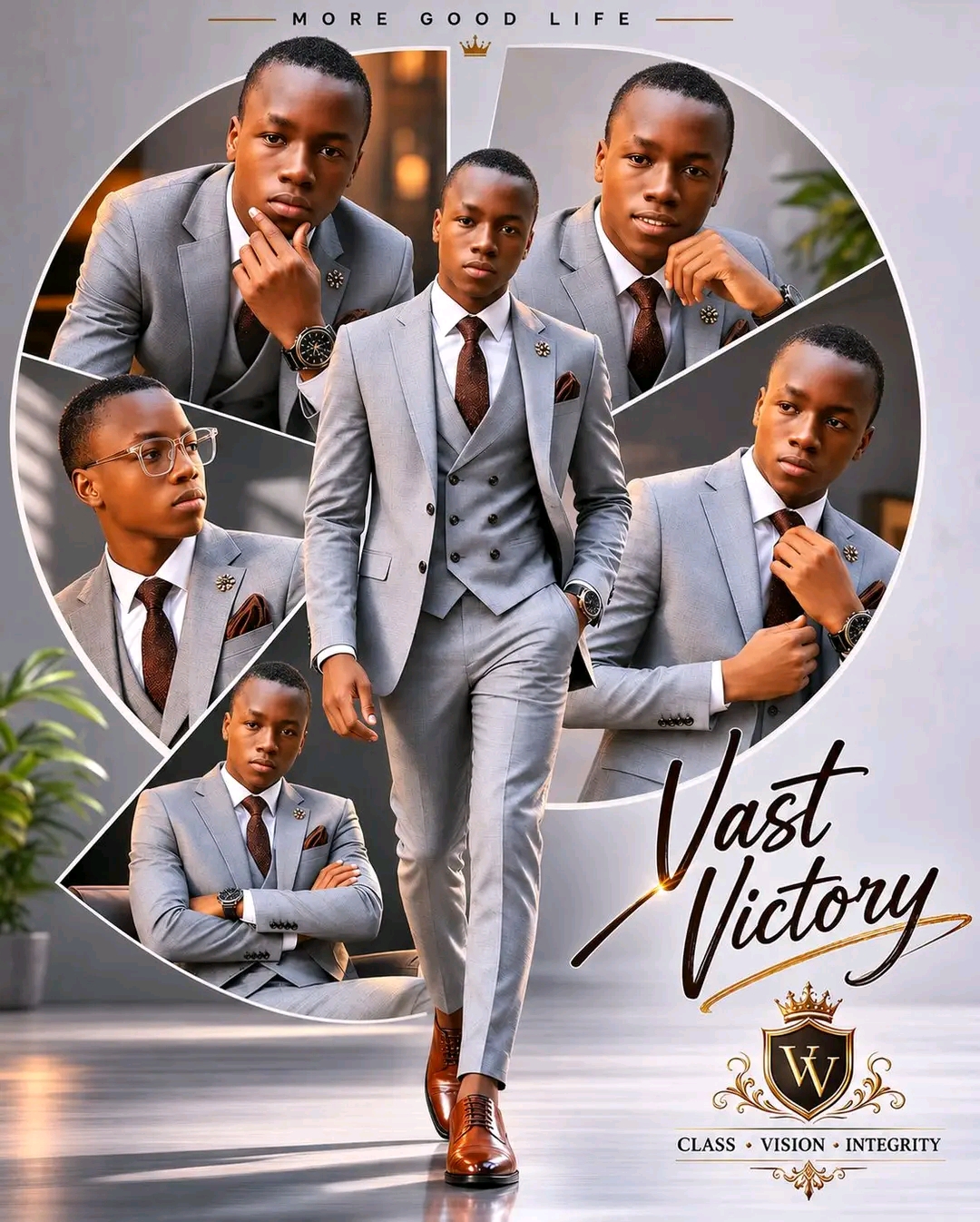 premium luxury fashion editorial poster